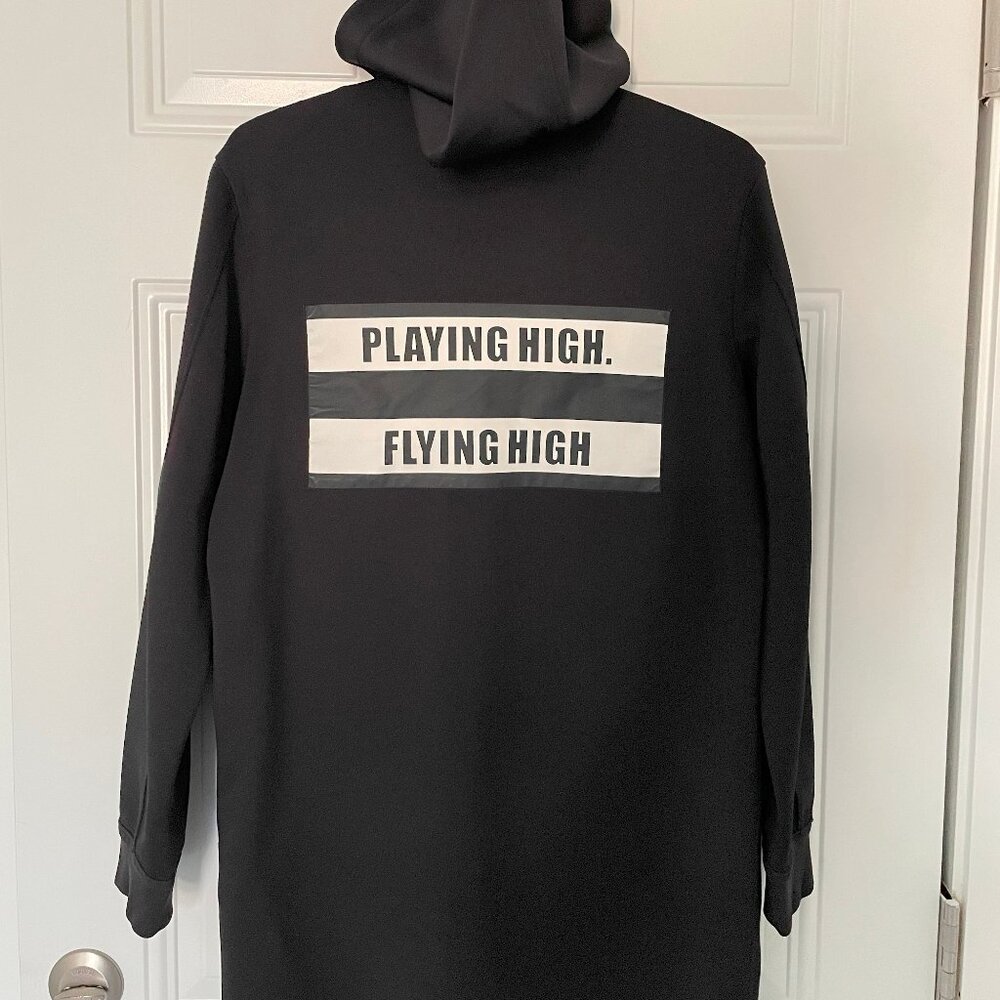 Black Zipped Hoody Jacket